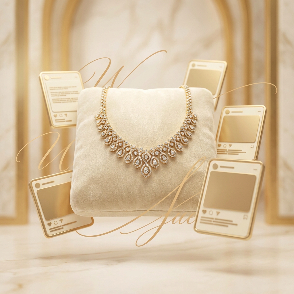 AI jewellery social media post generator